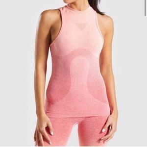 GymShark ombré seamless vest size:xs